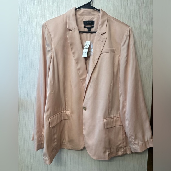 New With Tags J. Crew Alfie Pink Blazer Classic Suit Jacket - Picture 1 of 7